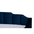 thumbnail image 7 of Baxton Studio Lennon Modern and Contemporary Navy Blue Velvet Fabric Upholstered Full Size Daybed with Trundle, 7 of 7