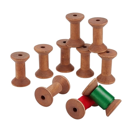 Wooden Bobbins DIY Sewing Tools Camel 48x30mm DIY
