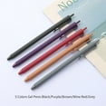 thumbnail image 3 of Amdohai 5 Color Gel Pens Set Retractable Gel Ink Pen 0.5mm Pen Lead Quick Dry Color, 3 of 8