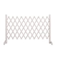thumbnail image 3 of Puerta de madera expandible para perros, valla para mascotas, para escaleras, casas, interiores y exteriores Blanco, 3 of 9