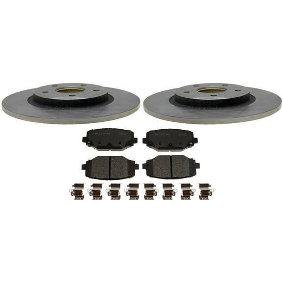 Raybestos 1596CH780965R, Replacement Pad and Rotors Brake Kit for Select Chrysler, Dodge, Ram and Volkswagen