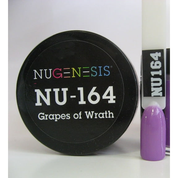NUGENESIS Nail Color Dip Dipping Powder 1oz/jar - NU164 Grapes of Wrath