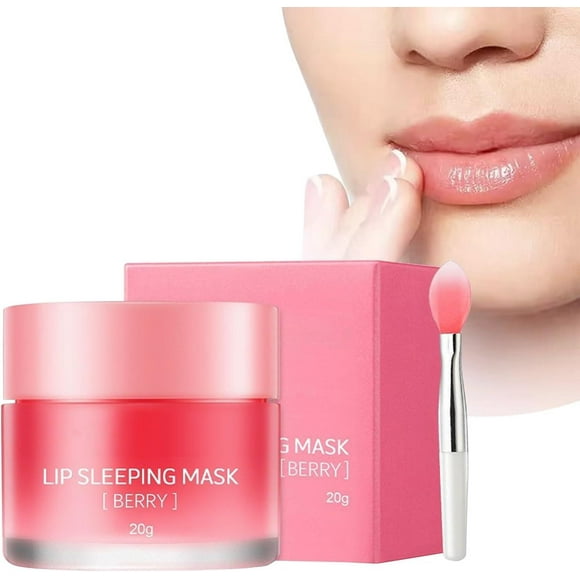 Mascarilla Hidratante Bálsamo Labial Berry Reparador Día y Noche para Labios Secos y Agrietados