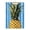 Silver, variant on Blue Vertical Stripes Yellow Dots Pineapple Acrylic Clipboard Drawing Board with Hook Writing Pad File Storage A4 Size Silver 12.5" x 9"