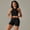 Black, variant on Workout Sets for Women 2 Piece Seamless Tank Top Sport Bra High Waist Biker Shorts Yoga Exercise Outfits