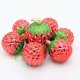 thumbnail image 3 of 6Pcs Christmas Tree Electroplating Painted Strawberry Pendant Kid Gift Xmas Decor 2.4inch, 3 of 10
