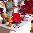 thumbnail image 6 of DINHEAROM 1Set Standing Hat Rack For Floor Or Table Top Use In Hat Shops And Wig Stores With Dome Shaped Design, 6 of 8