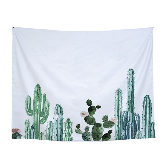Coofit Wall Tapestry Decorative Cactus Hanging Tapestry Wall Blanket Photo Backdrop