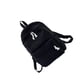 thumbnail image 1 of Sonducket de terciopelo, forro de poliéster de Color sólido, cremallera fácil de combinar, escolar universitaria para Mochilas Negro, 1 of 6