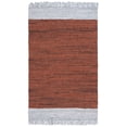 thumbnail image 2 of Safavieh Vintage Leather Horatio Solid Area Rug, Light Gray/Rust, 3' x 5', 2 of 11