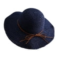 thumbnail image 3 of ManxiVoo Versatile Wide Brim Bow Decor Sun Cap for Women Summer Outdoor Travel and Daily Wear, 3 of 5