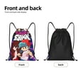 thumbnail image 5 of Friday Night Funkin' Drawstring Backpack, Lightweight Gym Bag, Water-Resistant String Bag for Sports, Travel, Swimming, Beach, 5 of 9