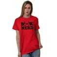 thumbnail image 3 of Book Club Nerd Nerdy Geeky Hipster Women's Plus Size Graphic Tee Brisco Brands 2X, 3 of 5