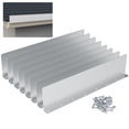 thumbnail image 1 of Protectores de canalones para techos duraderos, tablero contra salpicaduras, para techo residencial de casa, 4 Uds., 1 of 9