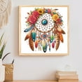 thumbnail image 5 of Floral Feather Dreamcatcher Diamond Art Painting Kit, 5 of 8