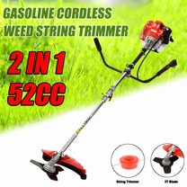 Seipouy 52cc Gas Grass Trimmer, 2 in 1 Petrol Weed Eater, 2-Stroke Weed Whacker Cordless, Backpack Brush Trimmer Garden Tools