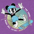 thumbnail image 2 of Girl's Mickey & Friends Enjoy the Skateboard Show  Graphic Tee Purple Berry X Large, 2 of 4