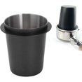 thumbnail image 1 of 58mm Coffee Dosing Cup, Handle Dosing Cup Mug Coffee Powder Feeder Part for Milk Tea Shops Homes Coffee Shops Coffee Machine Making Supplies Tools (58mm/2.3in), 1 of 8