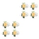 thumbnail image 3 of Qarigey ABS Realista Flor artificial para bodas - Decoración de flores Flores artificiales Novia Fácil de usar Romántica Champagne Flo de muñeca de champán Muñeca flor 2piezas, 3 of 6