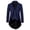 blue, variant on Unisex Vintage Tailcoat Jacket Retro Swallowtail Coat Gothic Victorian Style Formal Jacket