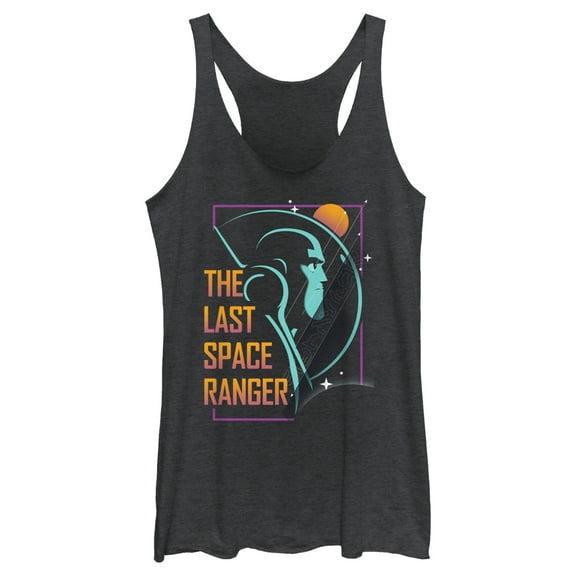 Women's Lightyear The Last Space Ranger  Racerback Tank Top Black Heather Small