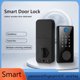 thumbnail image 3 of Cerradura de puerta compatible con Bluetooth Cerradura de puerta inteligente de aleación de aluminio con llave para hotel, 3 of 8