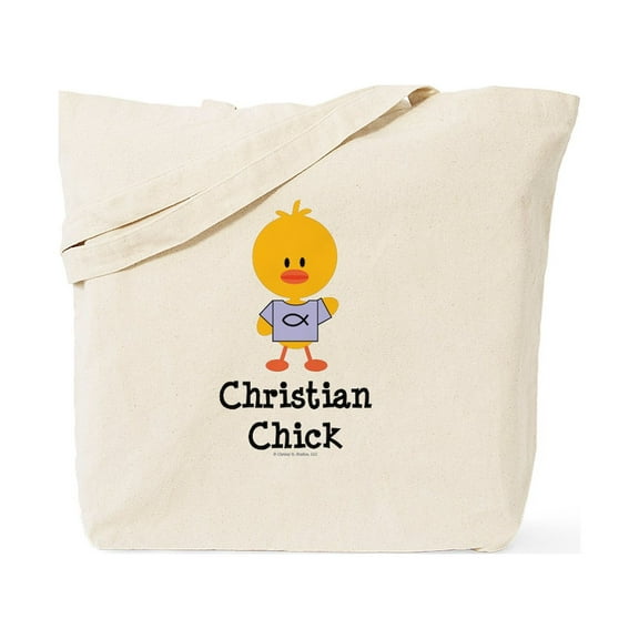 CafePress - Christian Chick Tote Bag - Unisex Canvas Tote Bag, Beige, 1-Piece