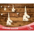 thumbnail image 3 of Unfinished Wood Figure Skates Shape 16" / 1/8", 3 of 3