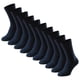 thumbnail image 1 of SCHIESSER Calcetines para hombre, paquete de 10 - «Bluebird», mezcla de algodón, lisos/estampados Azul 39-42, 1 of 3
