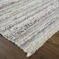 thumbnail image 2 of Feizy Alden Transitional Stripes, Taupe/Ivory/Red, 8' x 10' Area Rug Stain Fade Resistant Handmade Casual Solid Floor Rug for Living room Bedroom, 2 of 8