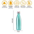 thumbnail image 2 of Uds. Taza fría aislada 304 taza deportiva taza de agua para coche 500ml, 2 of 5