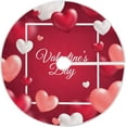 thumbnail image 1 of RYLABLUE Tapis de Support Jupe Arbre de Noël Cœurs Roses pour Décoration de Fête Intérieur Extérieur 48 Pouces, 1 of 5