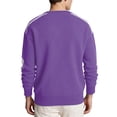 thumbnail image 2 of Men's Spider Web Knit Sweater Long Sleeve Crew Neck Casual Pullover Top, 2 of 5