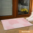 thumbnail image 6 of Boho Flower Front Door Mat, Pink Mandala 30"x17" Indoor Outdoor Welcome Mat, Anti-Slip Entryway Rug for Home Entrance, Floor, Patio Entry & Mud Room, Decor Doormat, 6 of 6