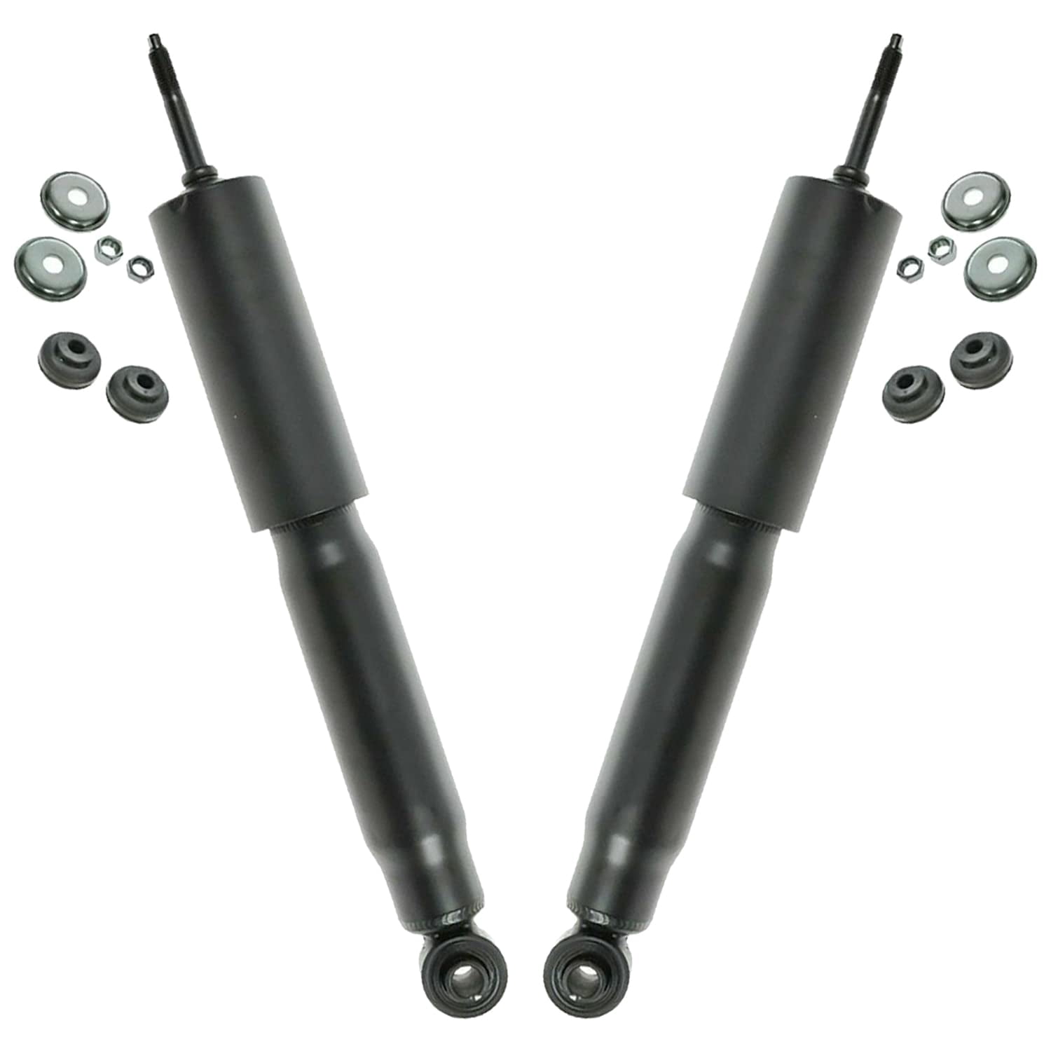 Detroit Axle - Front Shocks Absorber + Upper Lower Control Arm With Ball Joint + Outer Tie Rod End + Sway Bar Link Replacement For Ford Expedition F-150 [4wd Only] - 10pc Set