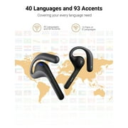 Timekettle W4 Pro AI Interpreter Earbuds(Grey),Translator Device Supporting 40 Languages,Translator Earbuds for Call and Video Translation,APP Work with iOS and Android