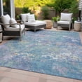 thumbnail image 3 of Dalyn Rugs Machine Washable Indoor/Outdoor Chantille ACN2166 Aqua 8' x 10' Rug, 3 of 9