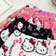 thumbnail image 3 of Sanrio-pantalones cortos de franela de Hello Kitty para mujer, pijamas de verano, pantalones deportivos informales, pantalones de Casa informales, regalos, Y2k2381, 3 of 5