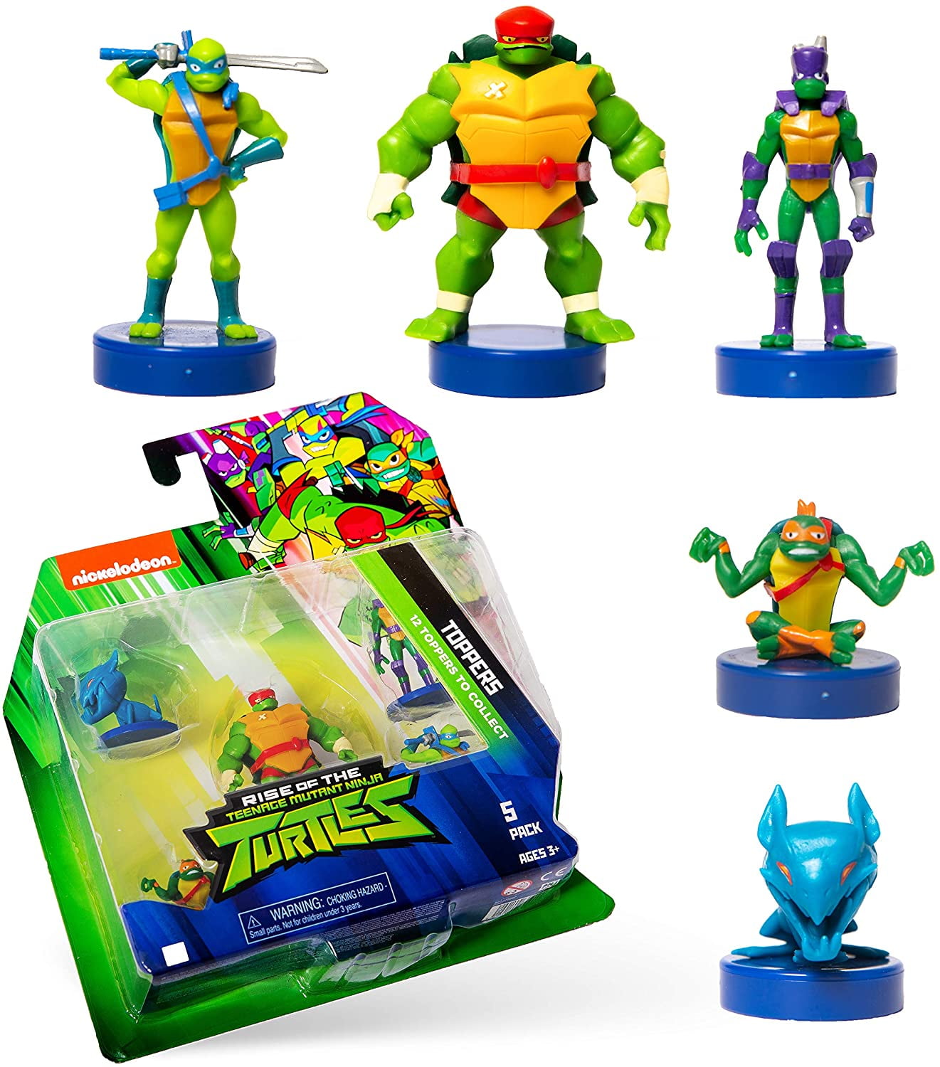 NINJA TURTLES Teenage Mutant Stampers, Set of 5 SelfInking Washable