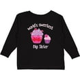 thumbnail image 3 of Inktastic World's Sweetest Big Sister Girls Long Sleeve Toddler T-Shirt, 3 of 5