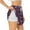 White, variant on Halloween Sweet Candy Printed 2 in 1 Women's Workout Shorts for Athletic Gym Running Shorts with Phone Pockets-Medium
