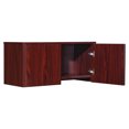thumbnail image 3 of Lorell Essentials Mahogany Wall Hutch Door Kit 16.6" x 16" x 0.8" x 0.7" - Material: Polyvinyl Chloride (PVC), Wood - Finish: Mahogany, 3 of 5