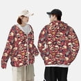 thumbnail image 4 of Balery Skull record Guitar music Sudadera ligera de manga larga con capucha y protección solar UPF 50+ para hombre y mujer, ideal para pesca y running-Large, 4 of 7