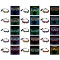 thumbnail image 2 of Yeacher LED Glasses 15 Colors Optional Light Up El Wire Neon Rave Glasses Twinkle Glowing, 2 of 7