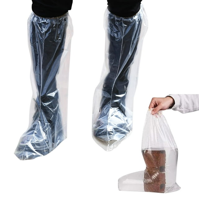 Fundas desechables para botas y zapatos Achicklead, 100 unidades