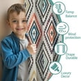 thumbnail image 3 of Blackout Kids Curtains,Colorful Geometric Diamond Pattern Childrens Insulated Curtains Set Of 2,Bedroom Essentials,Toddler Room Decor 42x63in(106x160cm), 3 of 5