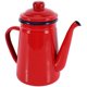 thumbnail image 4 of 1.1L Esmalte Cafetera Mano Tetera Hervidor de Agua Cocina InduccióN Estufa Gas Rojo Universal, 4 of 5