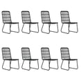 thumbnail image 3 of vidaXL 5 Piece Patio Dining Set Poly Rattan and Glass, 3 of 11