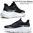 thumbnail image 3 of CHICVOMEY Women's Platform Walking Sneakers - Thick-Soled Breathable Running Sneakers with Arch Support Non-Slip - Lightweight Casual Outdoor Travel Shoes, 3 of 8