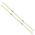 thumbnail image 1 of Golf Alignment Sticks Training Aid 2 Pack,3-Section 48 inch Golf Swing Trainers Foldable Practice Rods Aiming Sticks, 1 of 8